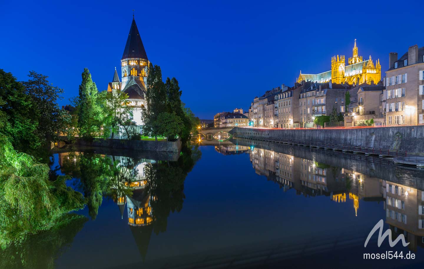 Metz bei Nacht