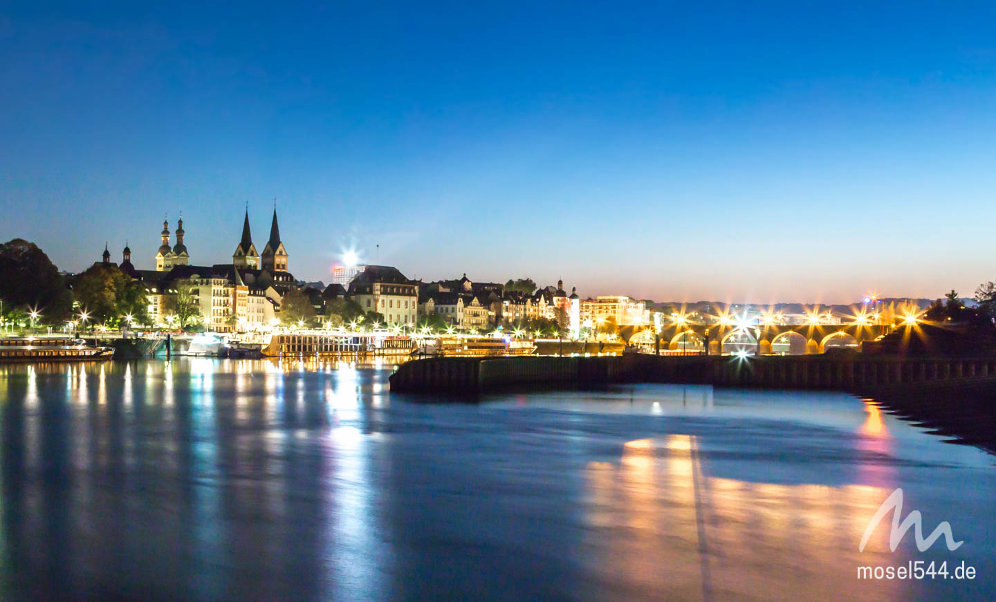 Koblenz bei Nacht