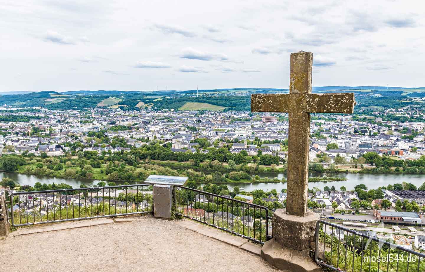 Ausblick Mariensäule in Trier